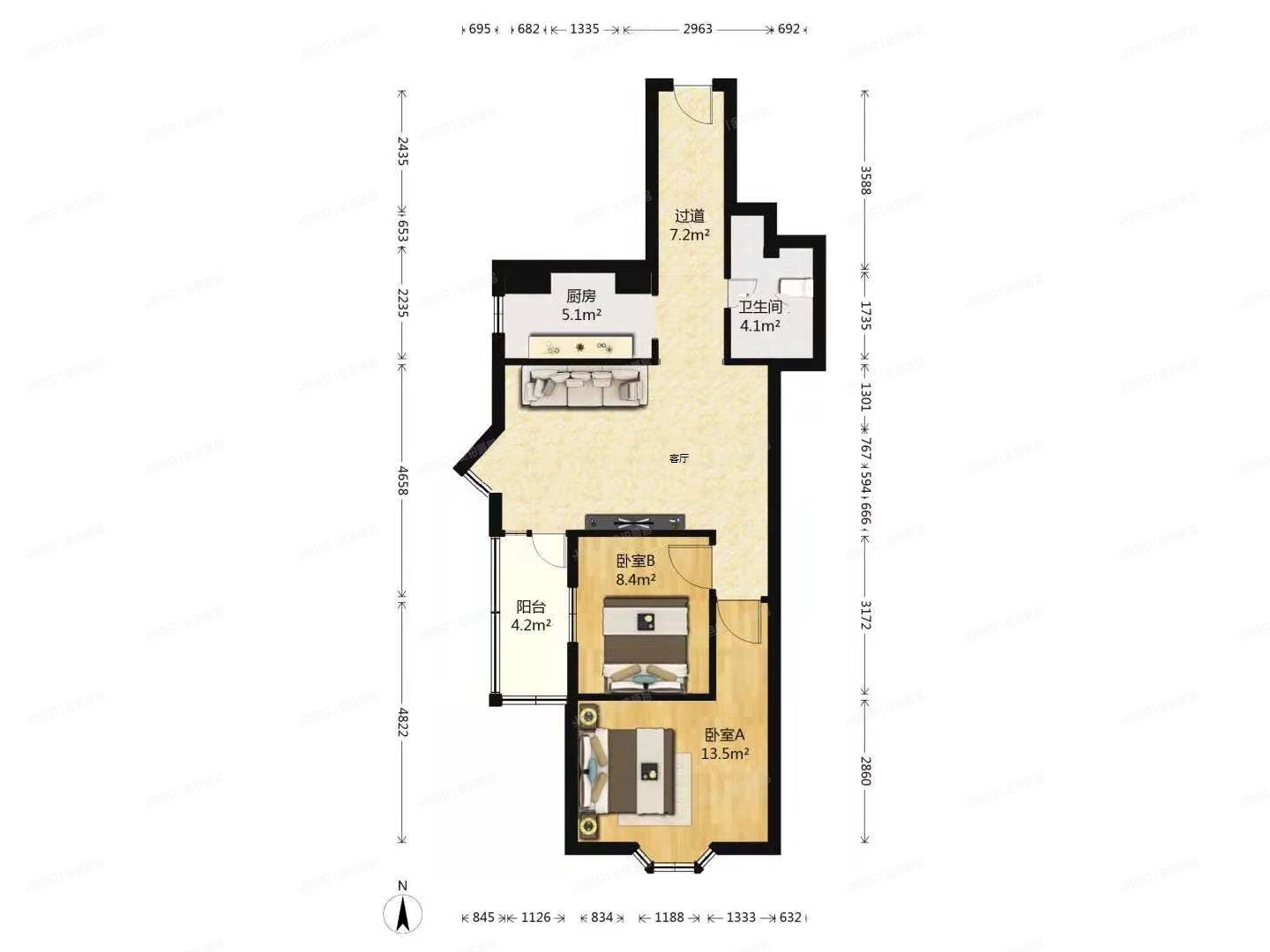 海淀区 阜成路甲52号5层三单元503（阜成路甲52号院）