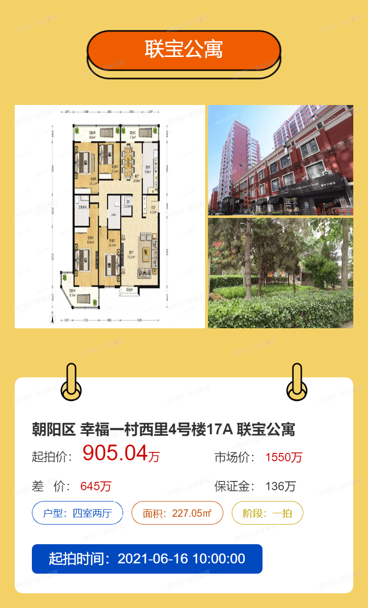 北京法拍热门房源重点推荐