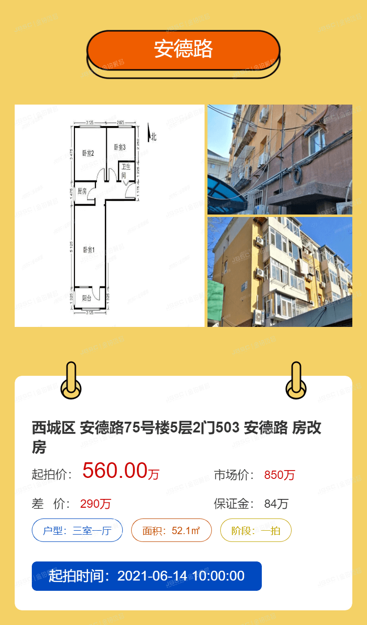 北京法拍热门房源重点推荐