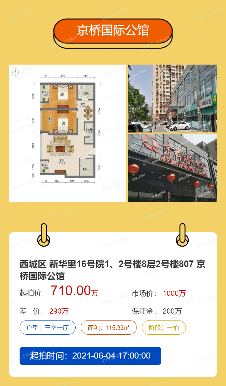 北京法拍热门房源重点推荐