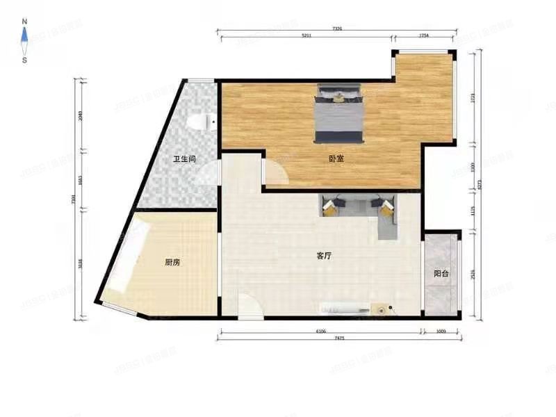 大兴区 枣园东里39号楼7层1单元704号（首邑上城）