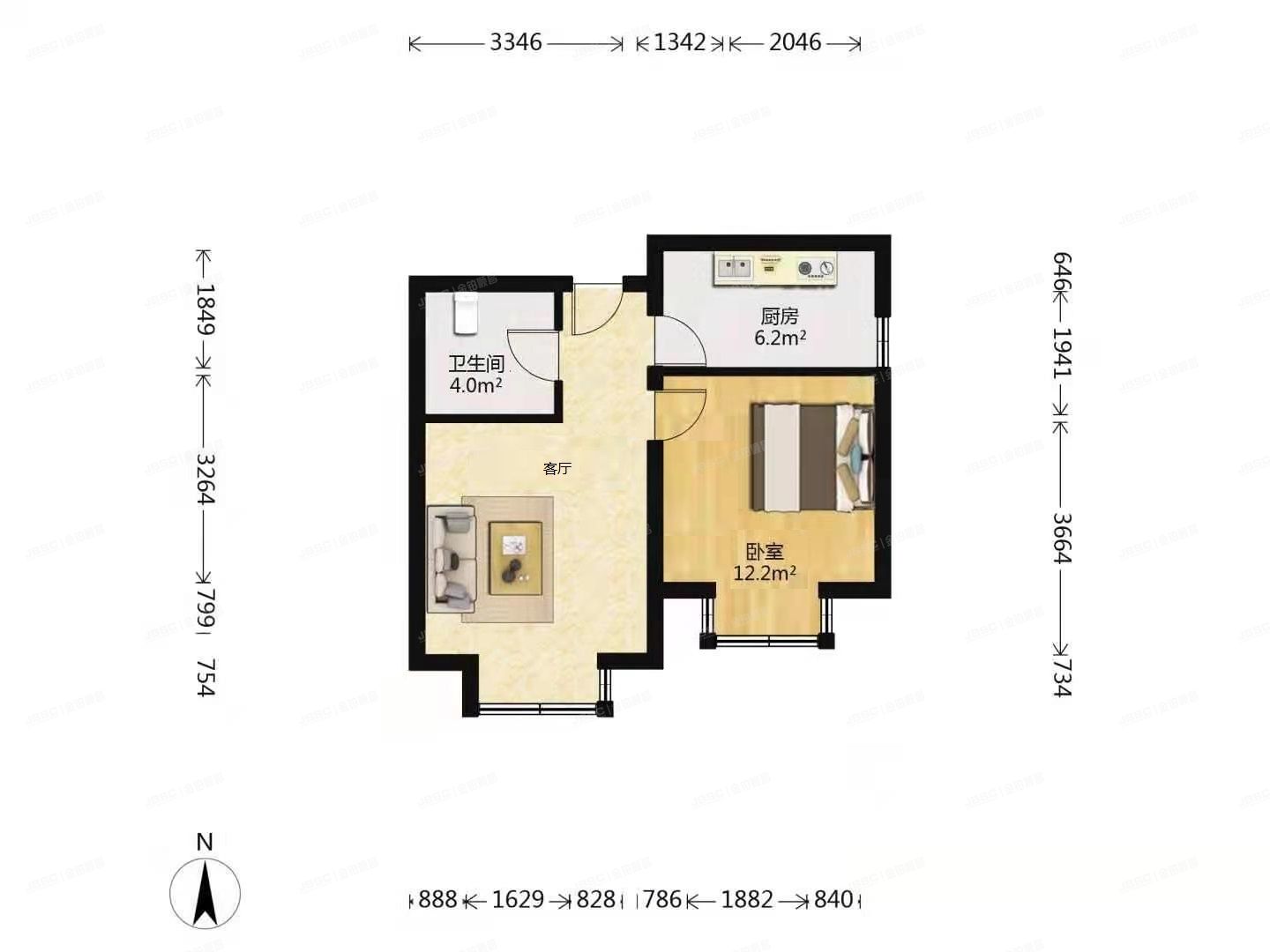 朝阳区 天达路8号院17号楼6层2单元602（朝丰家园）按经济适用房管理