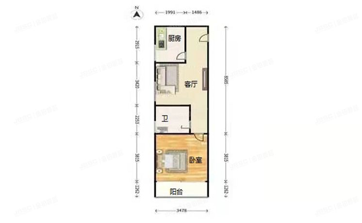 东城区 国瑞城东区3号楼12层5单元1205（国瑞城东区）