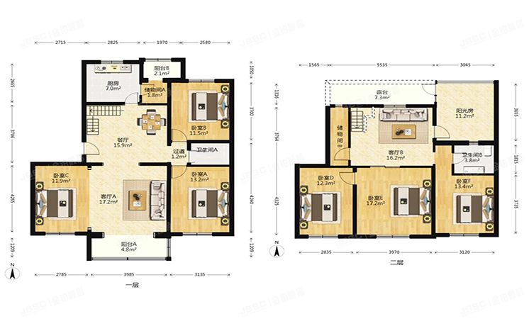 丰台区 富锦嘉园四区9号楼5-601及上跃层1（富锦嘉园四区）