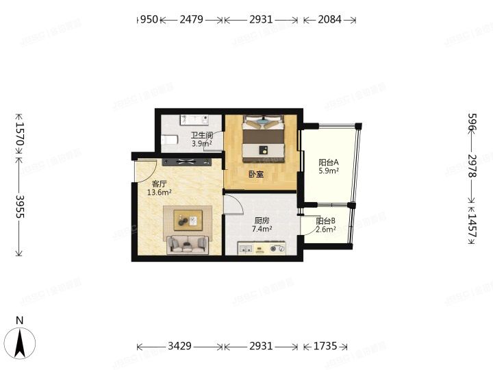 朝阳区 百子湾东里209号楼9层1单元902（沿海赛洛城）