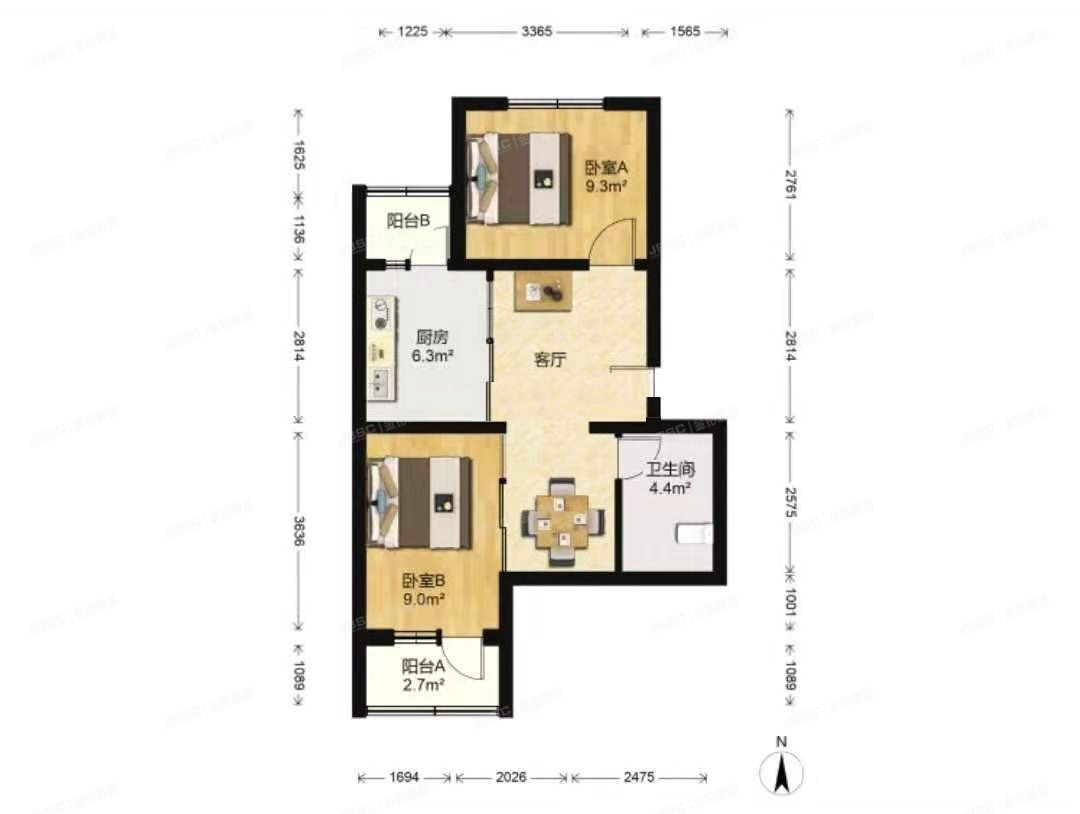 海淀区 甘家口34号楼1层3门103（甘家口小区）