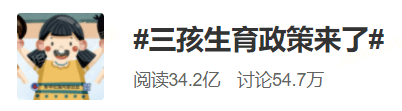 热点新闻：三孩政策出台，利好改善型三居等大户型
