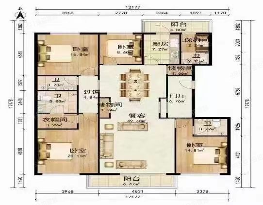 西城区 真武庙路二条10号楼9层2单元1002号（金融世家）