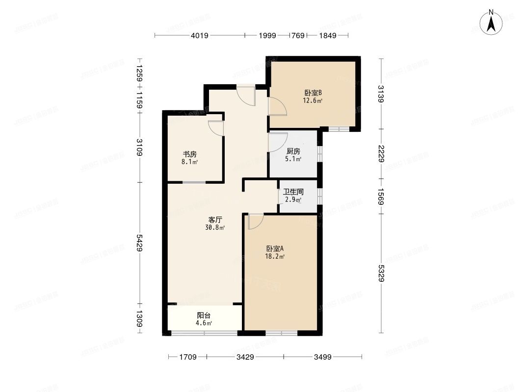 西城区 建功西里1号楼14层1605号（天缘公寓）