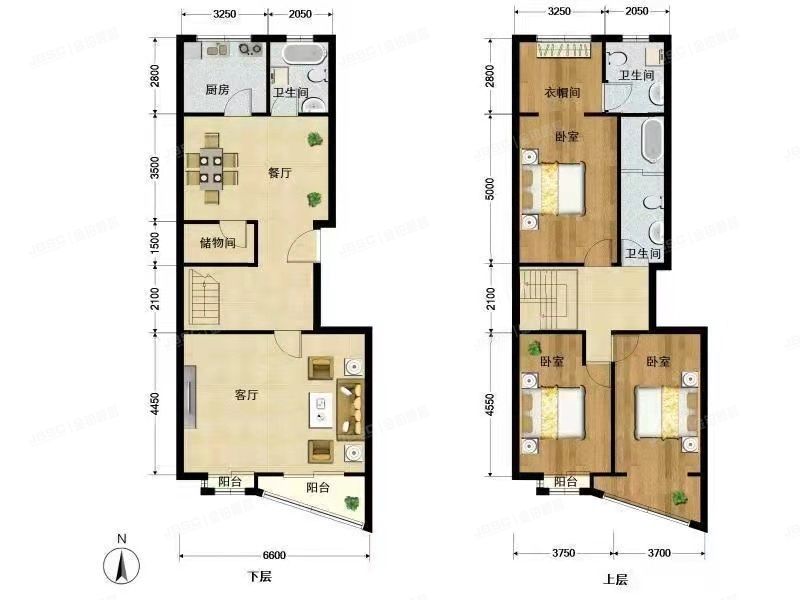 朝阳区 万红西街9号院4号楼13至14层4单元1302室（银河湾）复式
