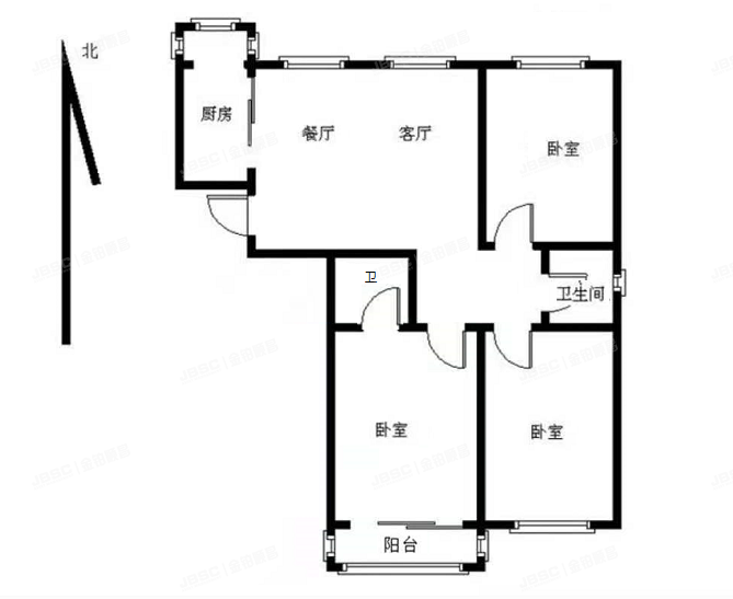 大兴区 宏大中园2号楼8层1单元801（宏大中园）