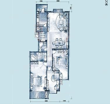 朝阳区 松榆南路38号院2号楼10层2-4单元1102（美景东方)