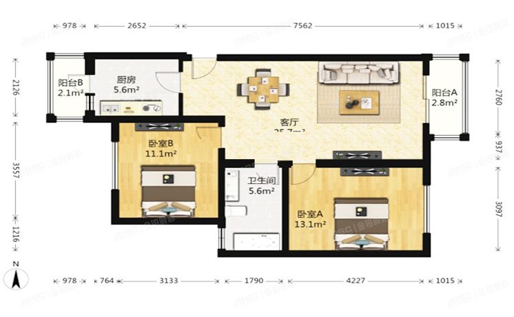 昌平区 新龙城三期40号楼5层6单元502号