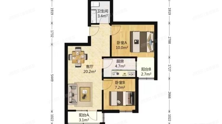 西城区 红居街8、10号1号楼17层17-1704号（红居街10号院）