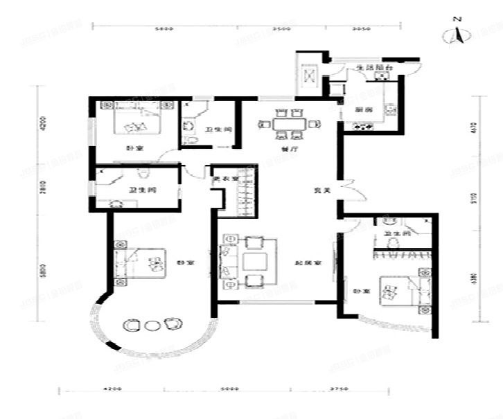 朝阳区 利泽西街8号院14号楼5层1单元601（东湖湾西区）