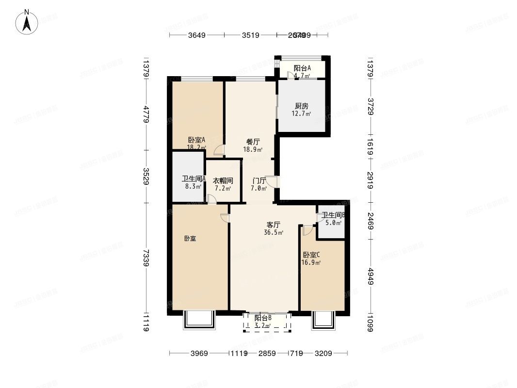 西城区 闹市口大街9号院2号楼6层1单元702（北京尊府）