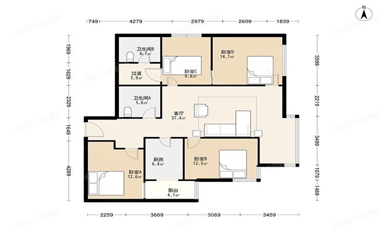 朝阳区 东大桥斜街6号楼20层2305号（华源之星）