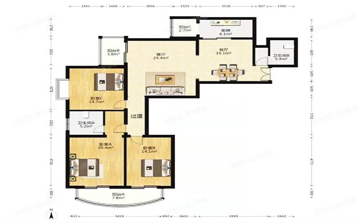 朝阳区 华威里2号楼12层12E（翌景嘉园）