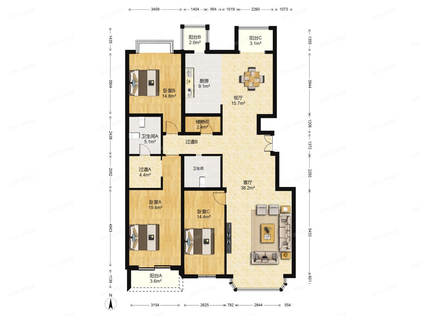 朝阳区 弘燕山水文园25号楼9层2单元902（山水文园东园）