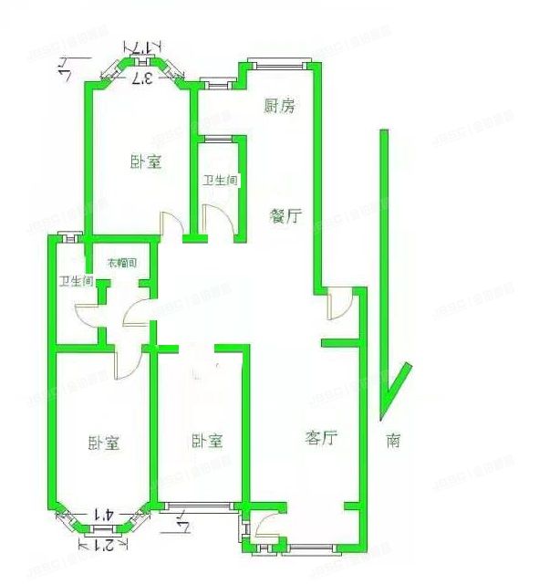房山区 长阳镇大宁山庄三区19号楼2层2-202（大宁山庄）