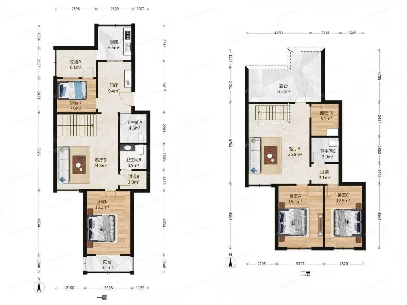 房山区 良乡行宫园一里17号楼12至13层4-1201及跃层（行宫园一里）经适房