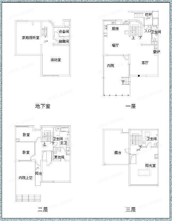 怀柔区 庙城镇庙城村422号玉衡坊17号楼-1至2层（龙山新新小镇）别墅