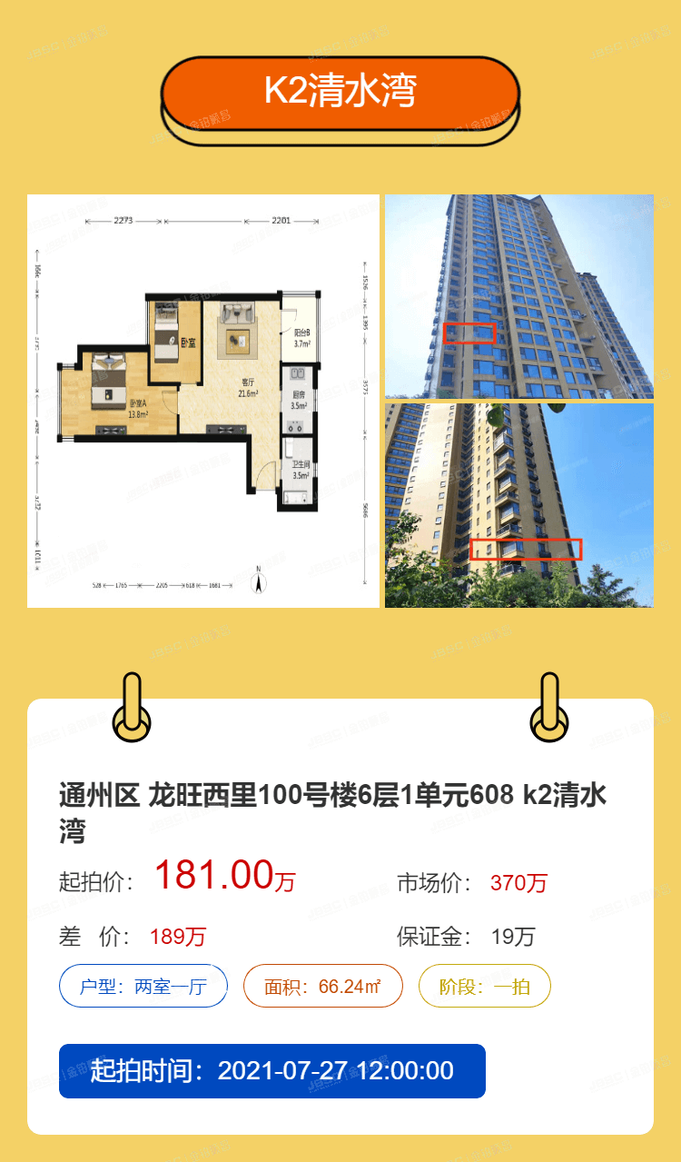 北京法拍热门房源重点推荐