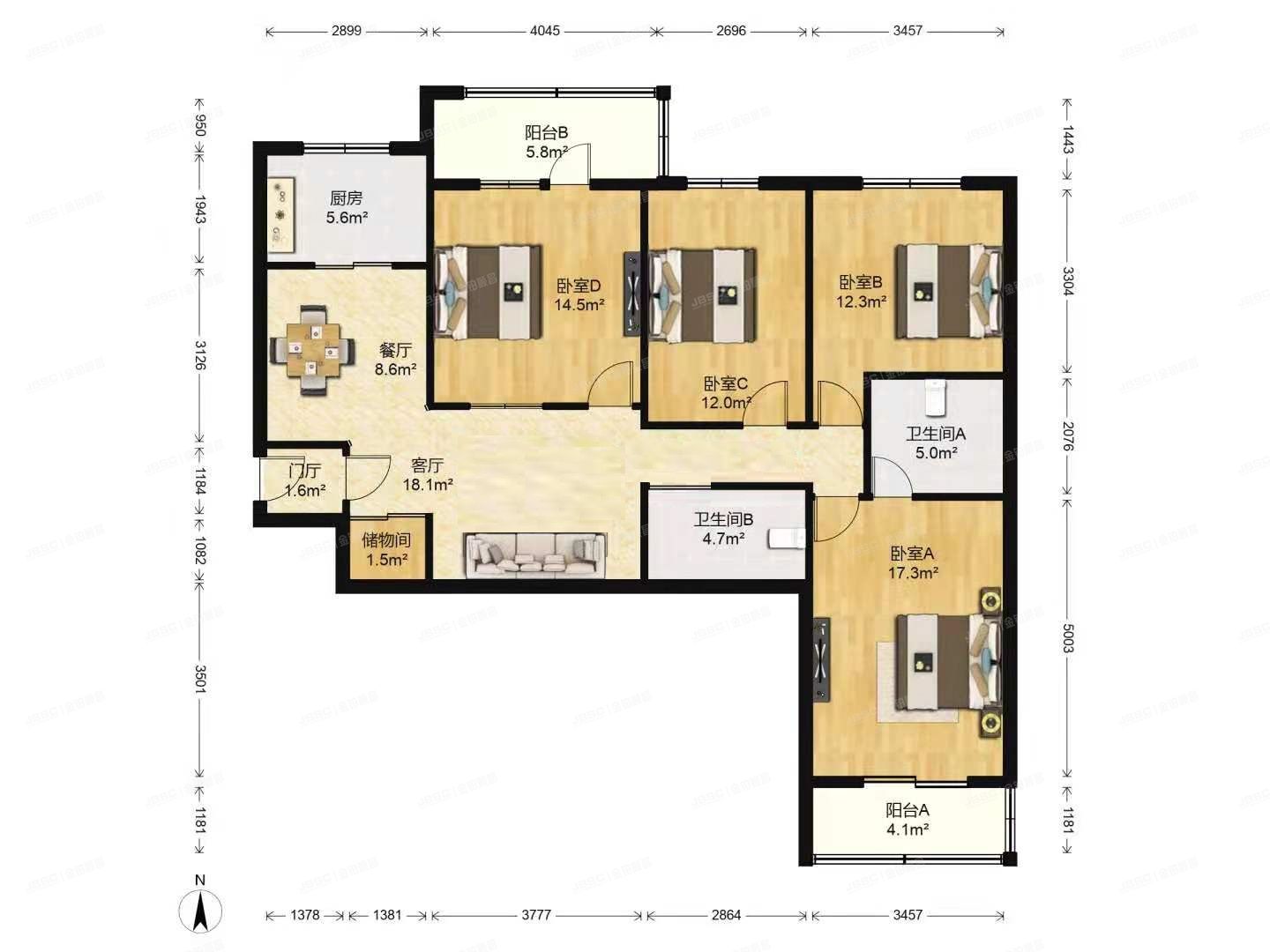 海淀区 定慧东里3号楼6层1门601（定慧东里）房改房