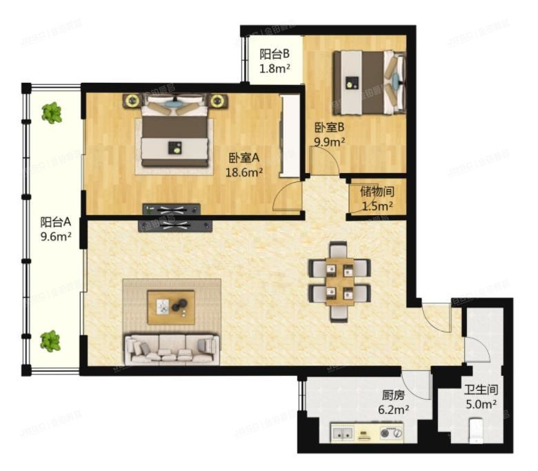 东城区 广渠门北里甲73号院1号楼11层1106室（丽水湾畔家园）