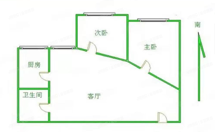 房山区 长阳镇康泽路10号院14号楼1层106（康泽佳苑）经适房