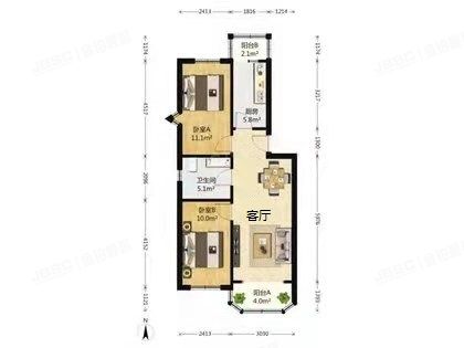 平谷区 平谷镇平翔东园45号楼1层（2）-1-2室（平翔东园）