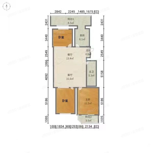 平谷区 平谷镇海泰家园2号4层（2）-4-7（海泰家园）