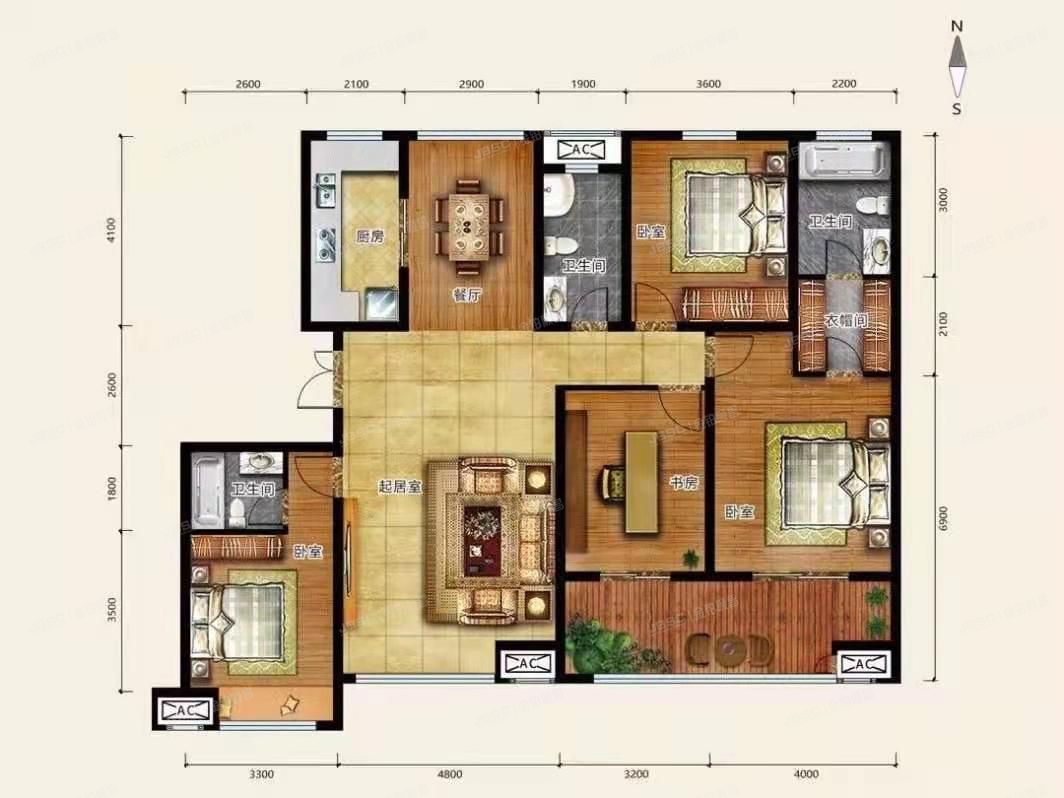 平谷区 滨河街道新平南路130号院1号楼7层3单元701号（都丽华府）
