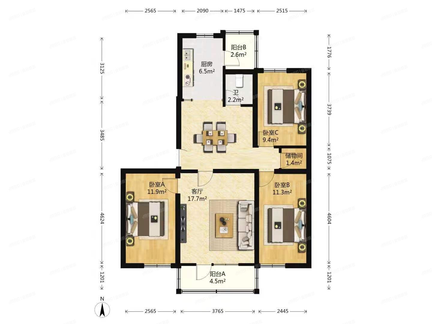 经济技术开发区 贵园南里乙区4号楼1层1单元101（贵园南里乙区）
