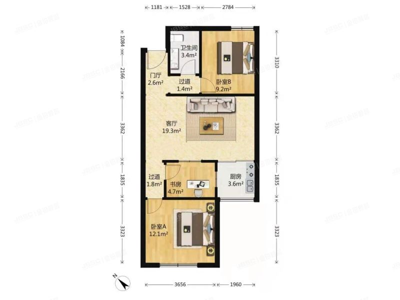 通州区 京艺天朗49号楼2层2单元202