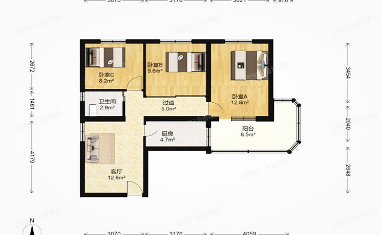 朝阳区 安慧里一区23号楼2201室（安慧里一区）
