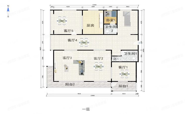 朝阳区 西大望路甲20号院19号楼3至5层1单元301（复地首府）
