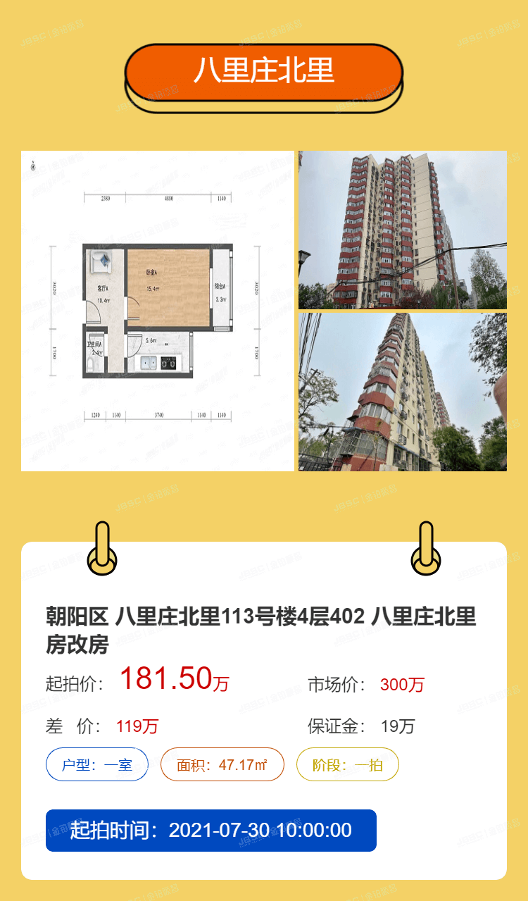 北京法拍热门房源重点推荐