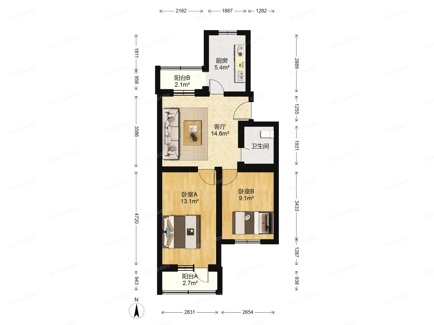 丰台区 建欣苑四里15号楼7单元602（建欣苑四里）