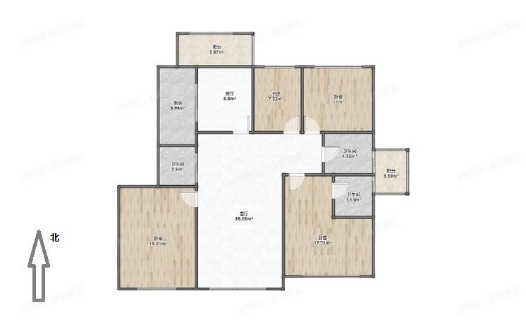 朝阳区 太阳宫火星园3号楼2层1单元1022号房产（火星园）