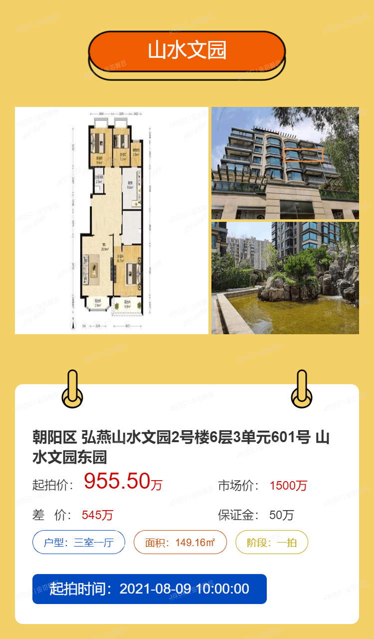 北京法拍热门房源重点推荐