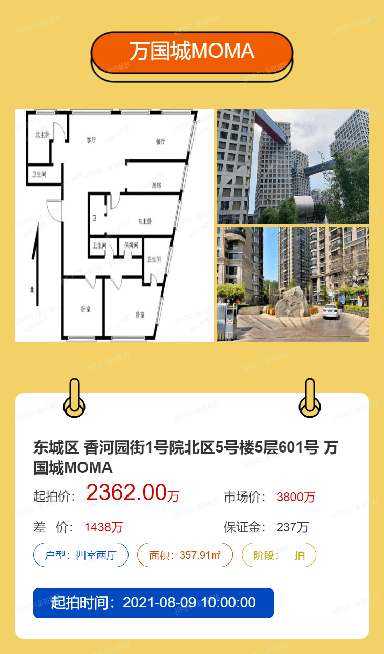 北京法拍热门房源重点推荐