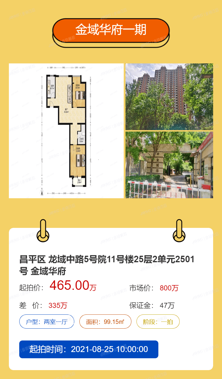 北京法拍热门房源重点推荐