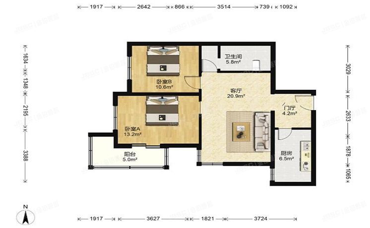 朝阳区 东三环南路54号院3号楼7层709（华腾园）