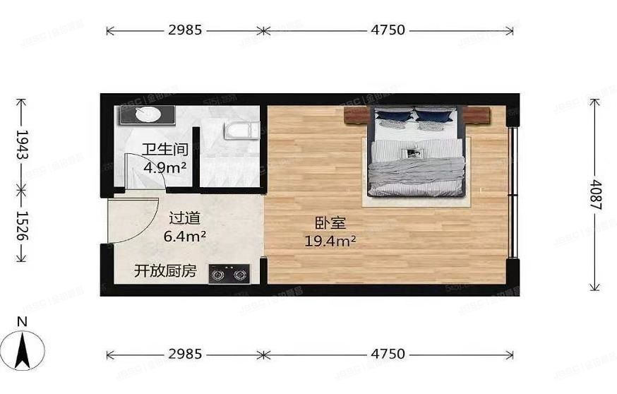 朝阳区 朝阳北路235号楼11层1211（复地国际公寓）配套