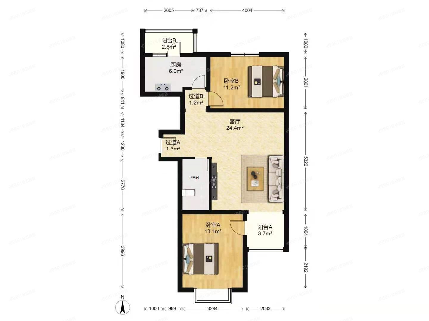 通州区 群芳一园25号楼7层3-373（花涧溪）
