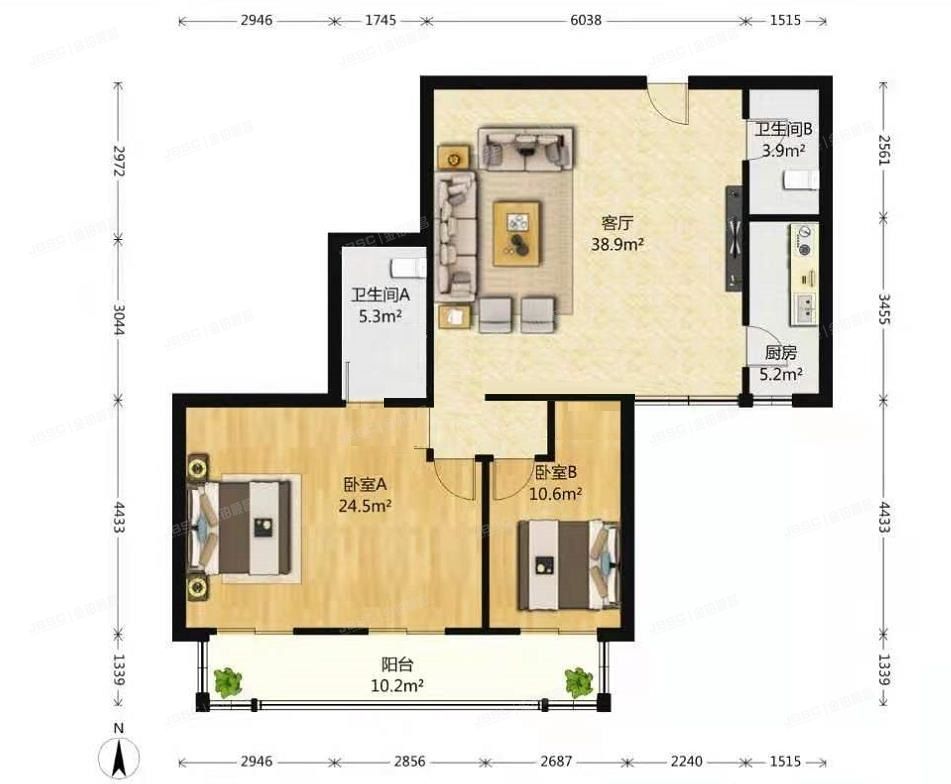 朝阳区 东三环北路戊2号A座17层200D号（国际港）