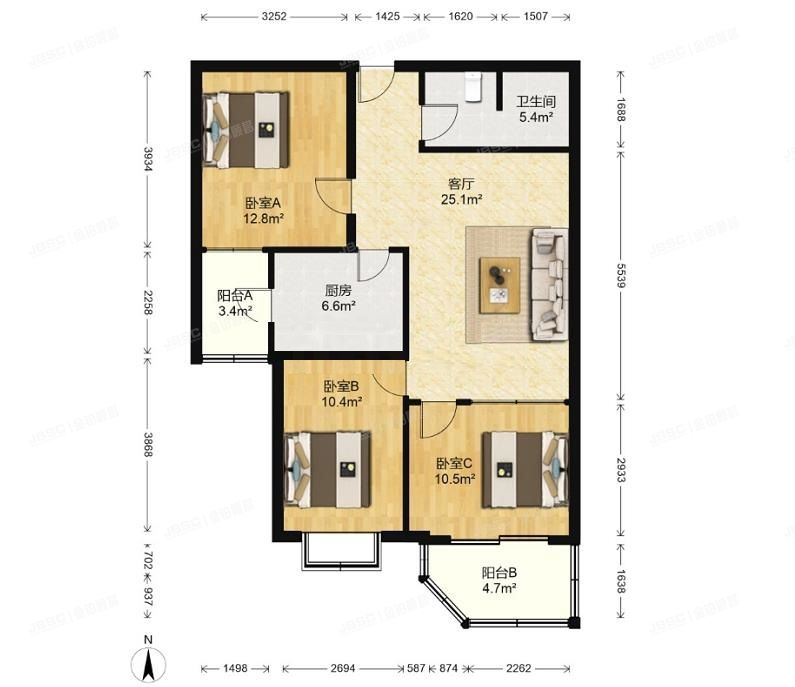 海淀区 清上园4号楼1层4-7-102