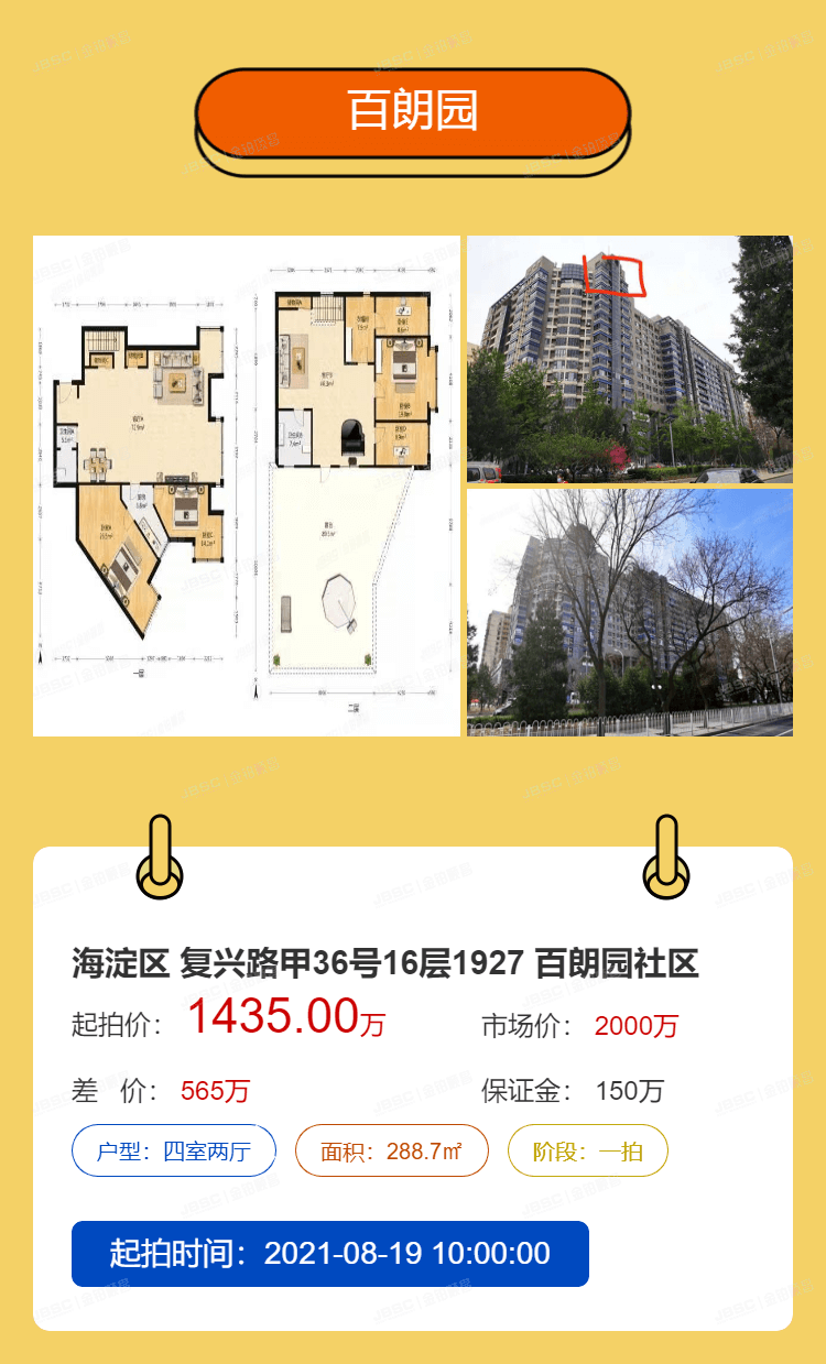 北京法拍热门房源重点推荐