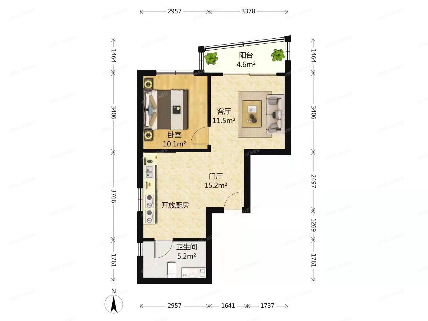 朝阳区 力源里8号楼6层606室（东恒时代一期）